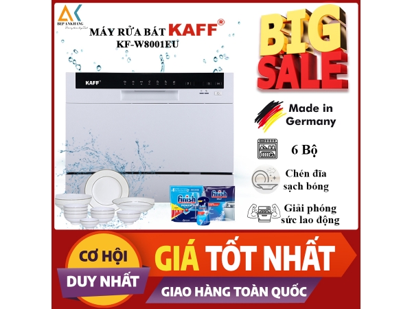 Máy Rửa Chén Bán Âm Tủ KAFF KF-W8001EU -Made in Germany